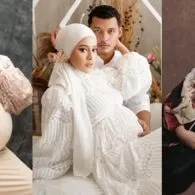 11 Ide Maternity Photoshoot ala Aghnia Punjabi. Hamil Besar, Kecantikannya Makin Bersinar~