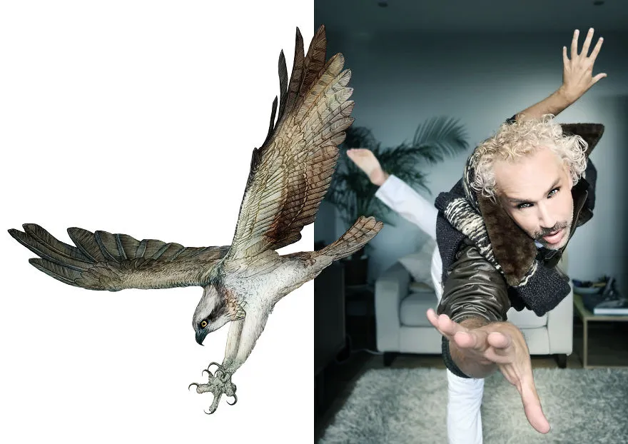 Pria Ini Mendadak Viral Karena Berdandan Mirip Seperti Burung-Burung di Lukisannya. Keren! 14