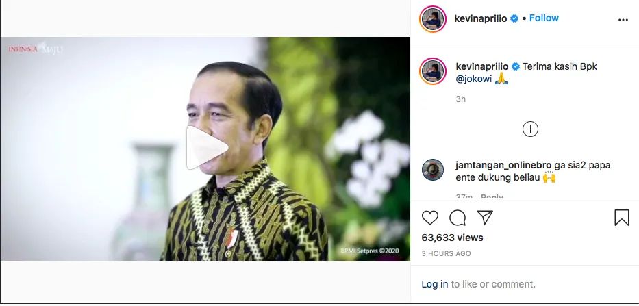 Sah! Kevin Aprilio Menikah dengan Vicy Melanie, Dapat Ucapan Selamat dari Presiden 6