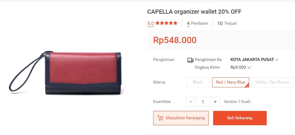 5 Dompet Kulit Cewek dari Brand Lokal Mulai 50 Ribuan; Desain Elegan dan Nggak Pasaran! 8