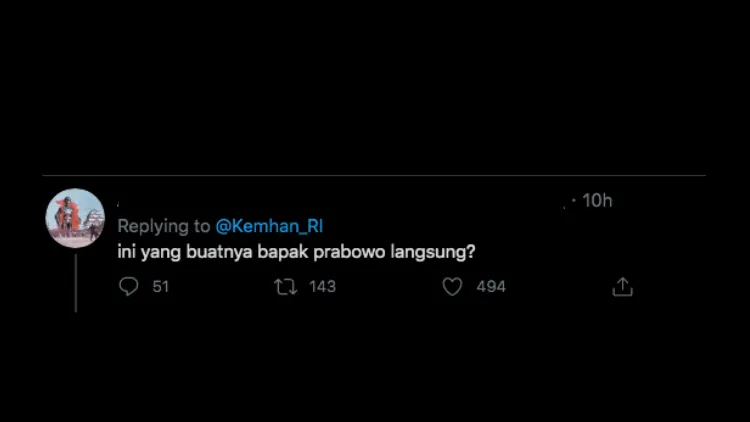 Unggah Ucapan Ulang Tahun untuk TNI, Akun Twitter Kemenhan jadi Perhatian Warganet. Kocak sih :( 14