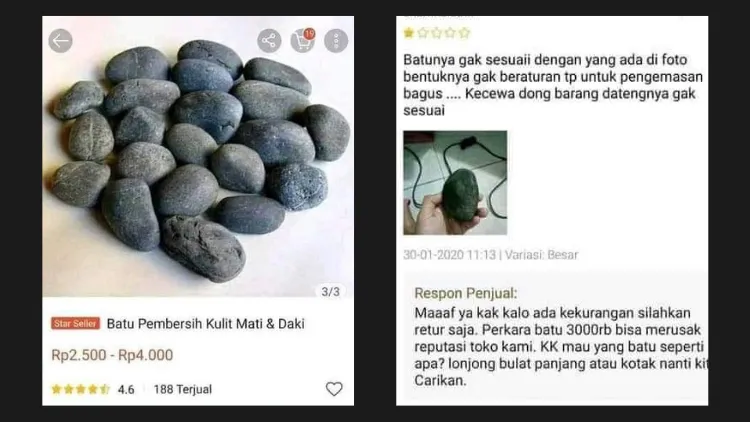 Drama Kocak Jualan Batu di Online Shop. Ternyata Apa pun Kalau Ditelateni Bisa Jadi Duit~ 4