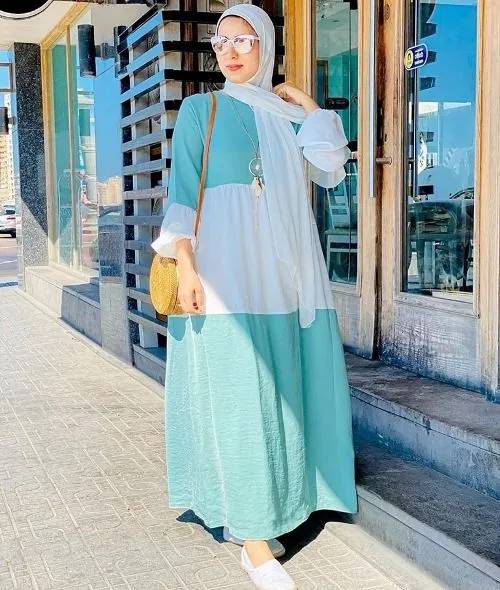 9 Referensi Motif Gamis Buatmu yang Suka Tampil Feminin; Nggak Melulu Bunga-Bunga! 14