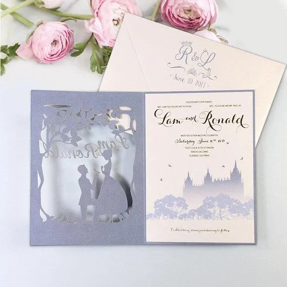 9 Ide Undangan ala Dongeng Disney yang Elegan dan Berkelas. Romantis ala Impian Masa Kecil Dulu 13