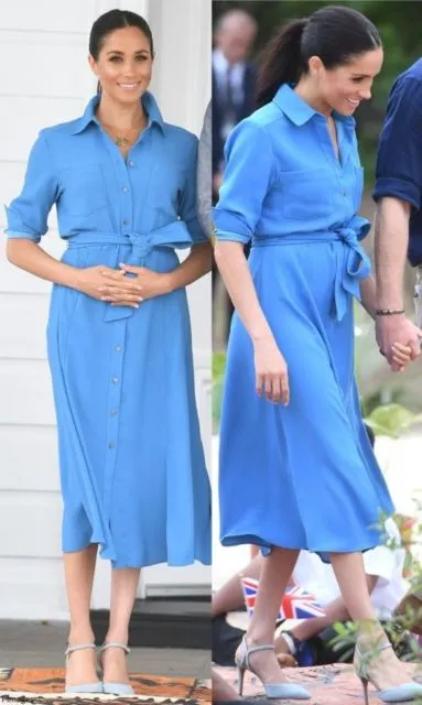 5 Potret Meghan Markle dengan Dress yang Jadi Favorit Warganet. Secantik Itu, Guys! 6