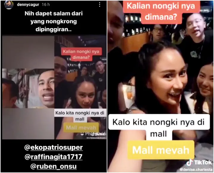 Viral Cewek Ngaku Orang Kaya, Denny Cagur Sindir Lewat Video Raffi, Ruben, dan Eko Patrio di Warung 4