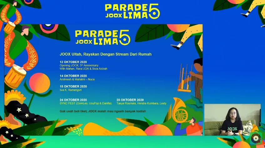 Rayakan Ulang Tahun Ke-5, JOOX Gelar Parade Musik dan Talkshow Bertajuk 'Parade JOOX Lima' 8