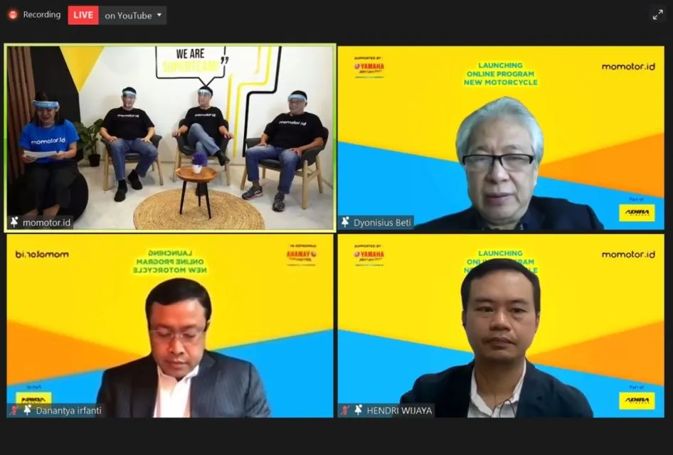 Didukung Adira Finance dan PT Yamaha Indonesia Motor Mfg, momotor.id Luncurkan Fitur Motor Baru dan Program Badai Hadiah 3