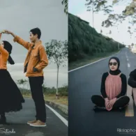 7 Pose Prewedding Estetik di Tengah Jalan Raya yang Lengang. Udah Sekeren ini, Maksimalkan!