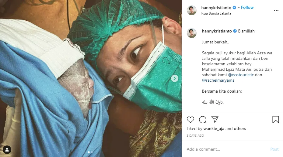 Dikabarkan Koma Pasca Melahirkan, Kondisi Rachel Maryam Kini Terus Membaik. Sudah Bisa Menyusui 2