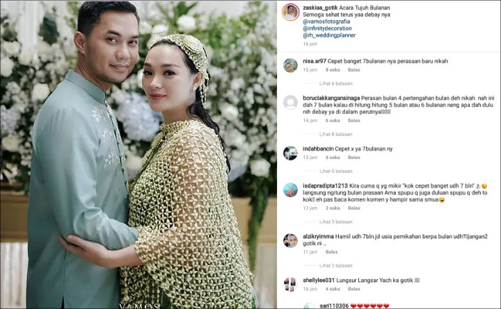 Nggak Ingin Ada Kesalahpahaman, Suami Zaskia Gotik Klarifikasi Acara 7 Bulanan Istrinya 3