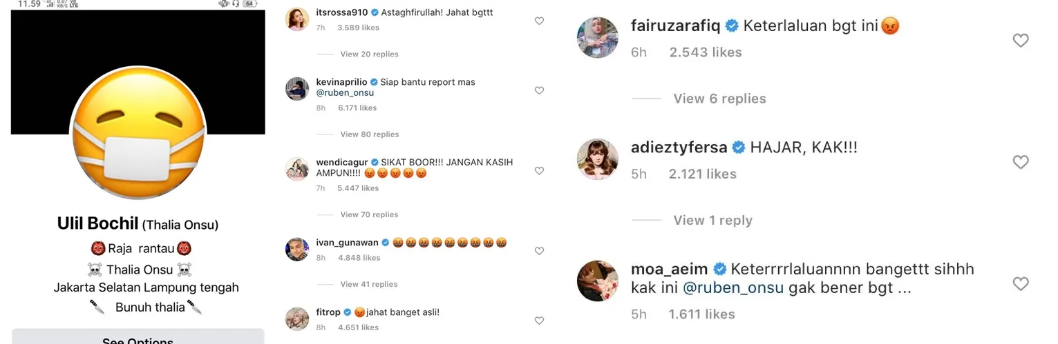 Ruben Onsu Kembali Temukan Akun Penghina Anaknya, Rekan-Rekan Artis: Jangan Kasih Ampun! 4