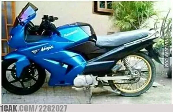 11 Motor yang Tercipta dari Hasil Kawin Silang. Modifikasi Makin Hari Makin Absurd Aja nih 14