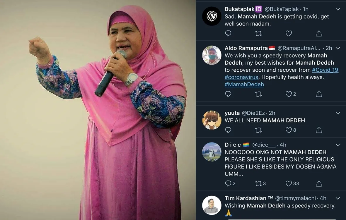 Dikabarkan Positif Terjangkit Covid-19, Mamah Dedeh Banjir Doa. Namanya Sampai Jadi Trending Topic 4