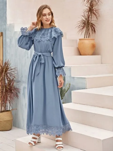 9 Desain Dress yang Lagi Disukai Banyak Cewek di Dunia. Bisa Buat yang Berhijab Juga! 16