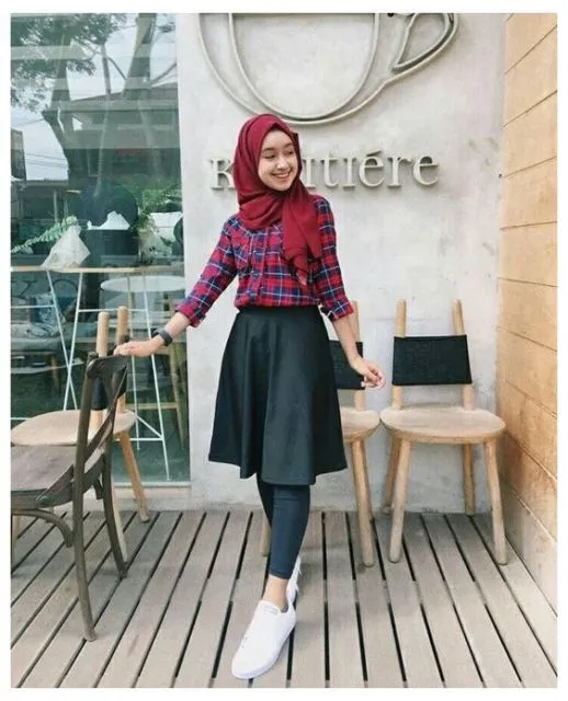 Cantik dan Lucu, Begini Jadinya Kalau Gaya Ala Korea Dibuat Versi Hijabnya! 11