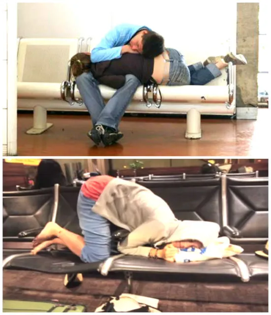 11 Kelakuan Kocak Orang-Orang di Bandara. Mereka ini Lagi Gabut Banget Apa Gimana sih? 12