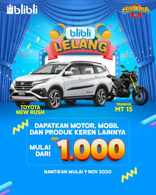Blibli Histeria 11.11 Padukan Unsur Hiburan dengan Beragam Kejutan Menarik untuk Puaskan Pelanggan Harbolnas 3
