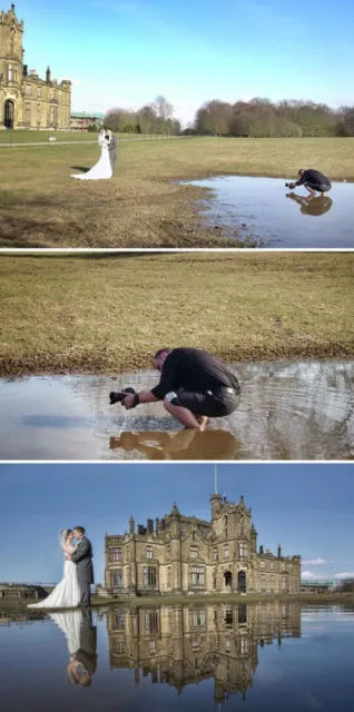 10 Potret Perjuangan Gigih Para Fotografer Pre-wedding. Rela Jungkir Balik Demi Hasil Terbaik! 15