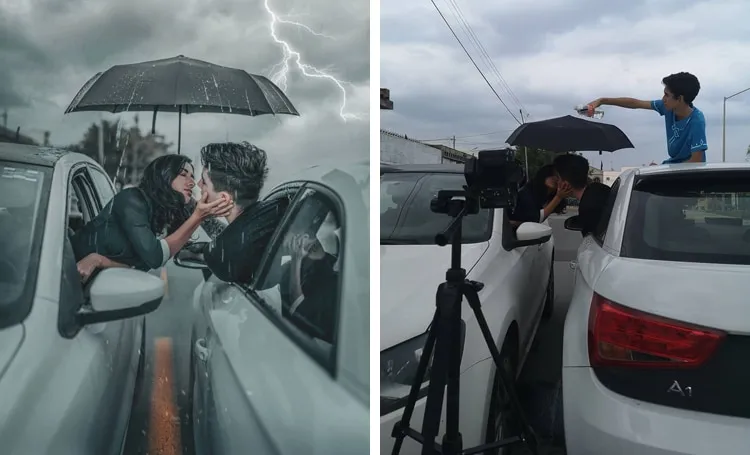 10 Potret Perjuangan Gigih Para Fotografer Pre-wedding. Rela Jungkir Balik Demi Hasil Terbaik! 17