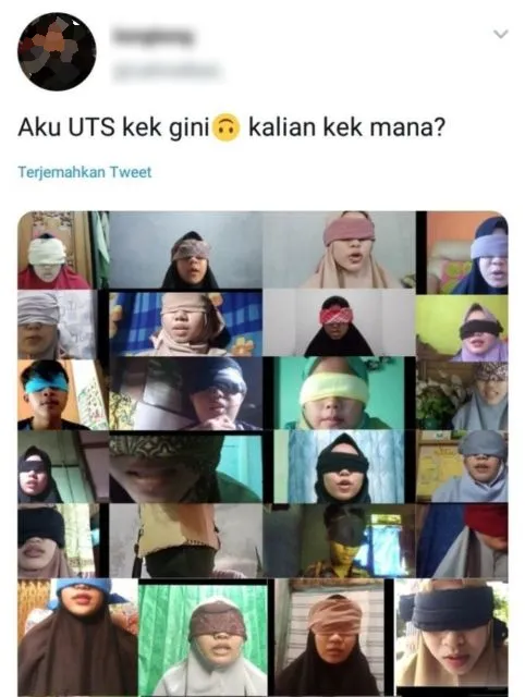 Viral Kejadian Lucu Saat UTS di Tengah Pandemi. Kayaknya Guru dan Murid Udah Sama Pusingnya nih :D 4