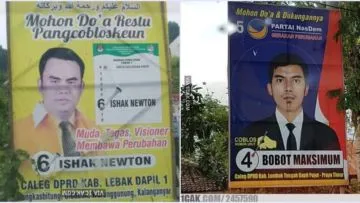 Tanpa Bermaksud Promo, 11 Nama Caleg ini Benar-Benar Kocak. Siasat Menarik Perhatian nih Pasti~