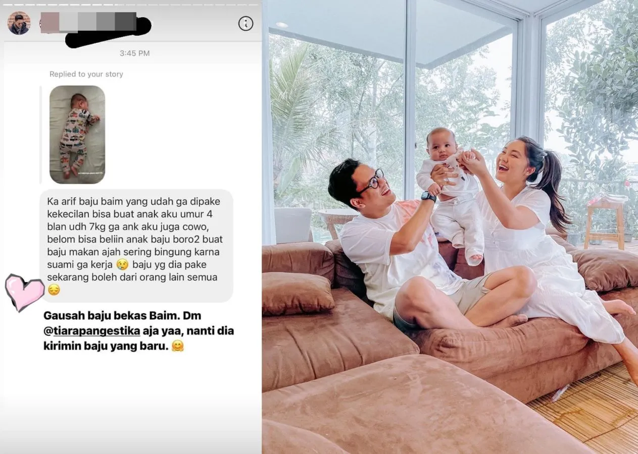 Respek! Penggemar Minta Baju Lungsuran sang Anak, Arief Muhammad: Nanti Dikirimin Baju Baru 4