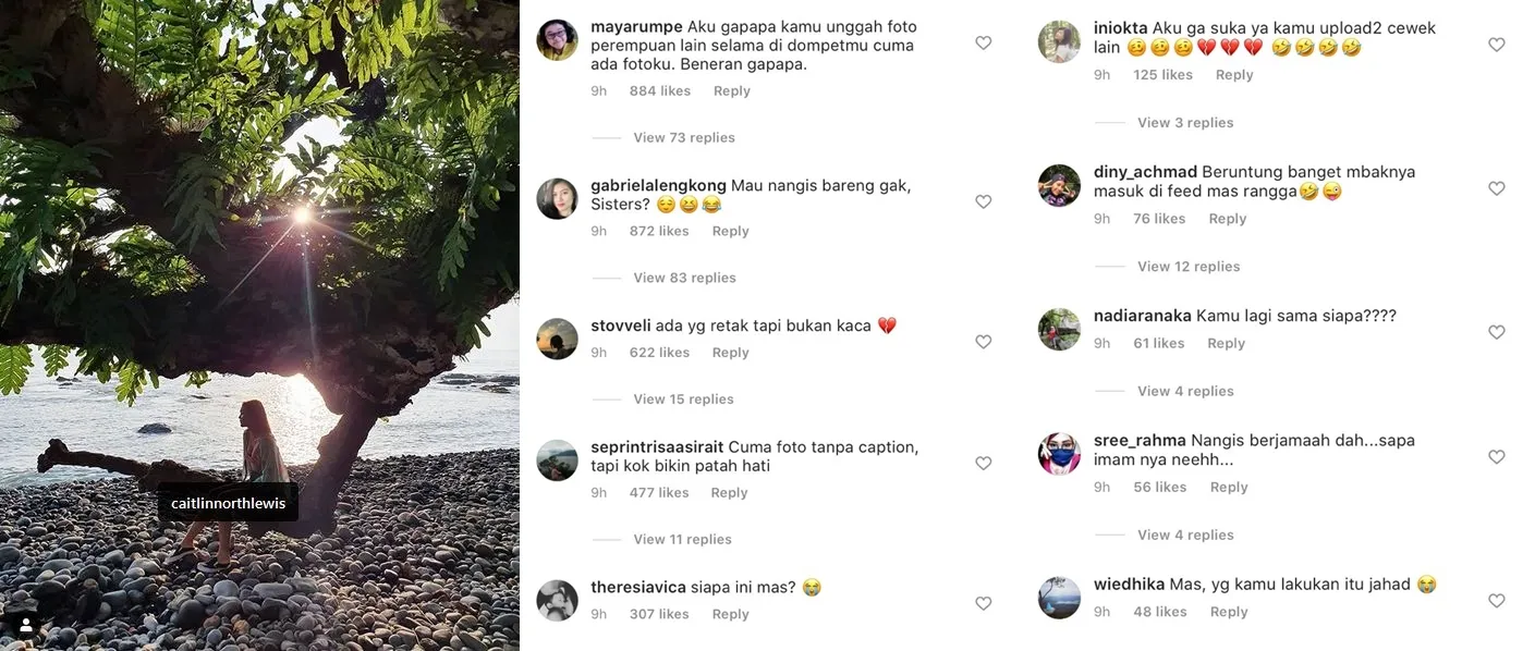 Lucunya Reaksi Warganet Saat Nicholas Saputra Perdana Posting Foto Cewek. Patah Hati Berjamaah! 3
