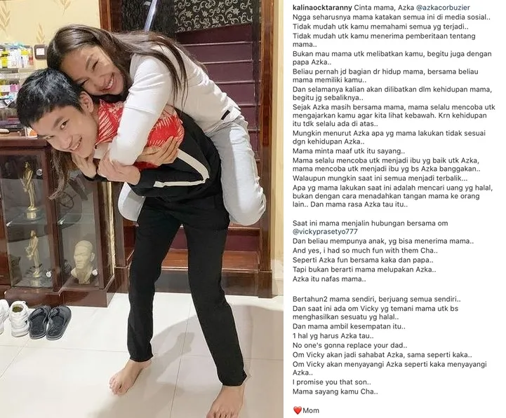 Komentari Hubungan Kalina dengan Vicky Prasetyo, Azka Minta sang Ibu Tak Melibatkannya 4