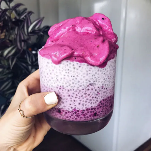 7 Olahan Cantik Buah Naga yang Menggiurkan dan Sedap Dipandang. Ada Es Sorbet Juga Camilan 12