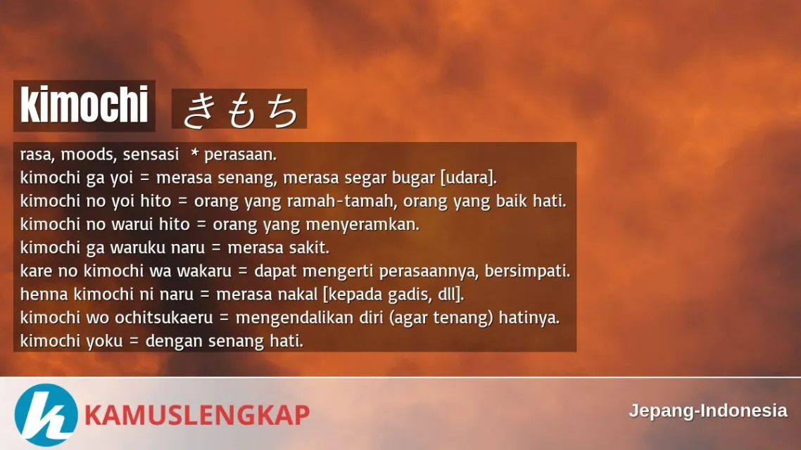 Ternyata ini Arti Kata Kimochi! Jangan pada Ngeres Dulu, ah! 6