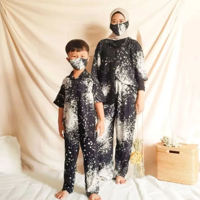 Rekomendasi 6 Olshop Piyama Couple Ibu dan Anak. Tetap Cantik dan Lucu Meski Selalu di Rumah! 11