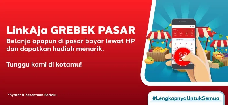 LinkAja Hadirkan Program 'Grebek Pasar' Tiap Akhir Pekan untuk Dorong Transaksi Non-Tunai di Pasar Tradisional 3