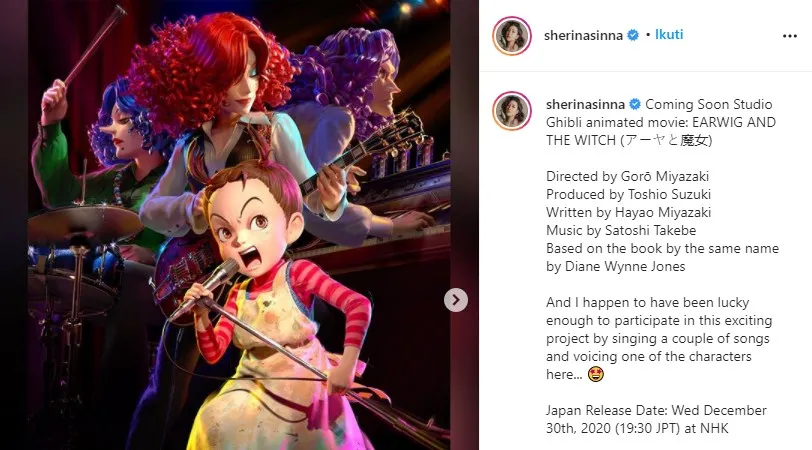 Sherina Jadi Salah Satu Voice Actor Untuk Film Terbaru Studio Ghibli. Keren! 2
