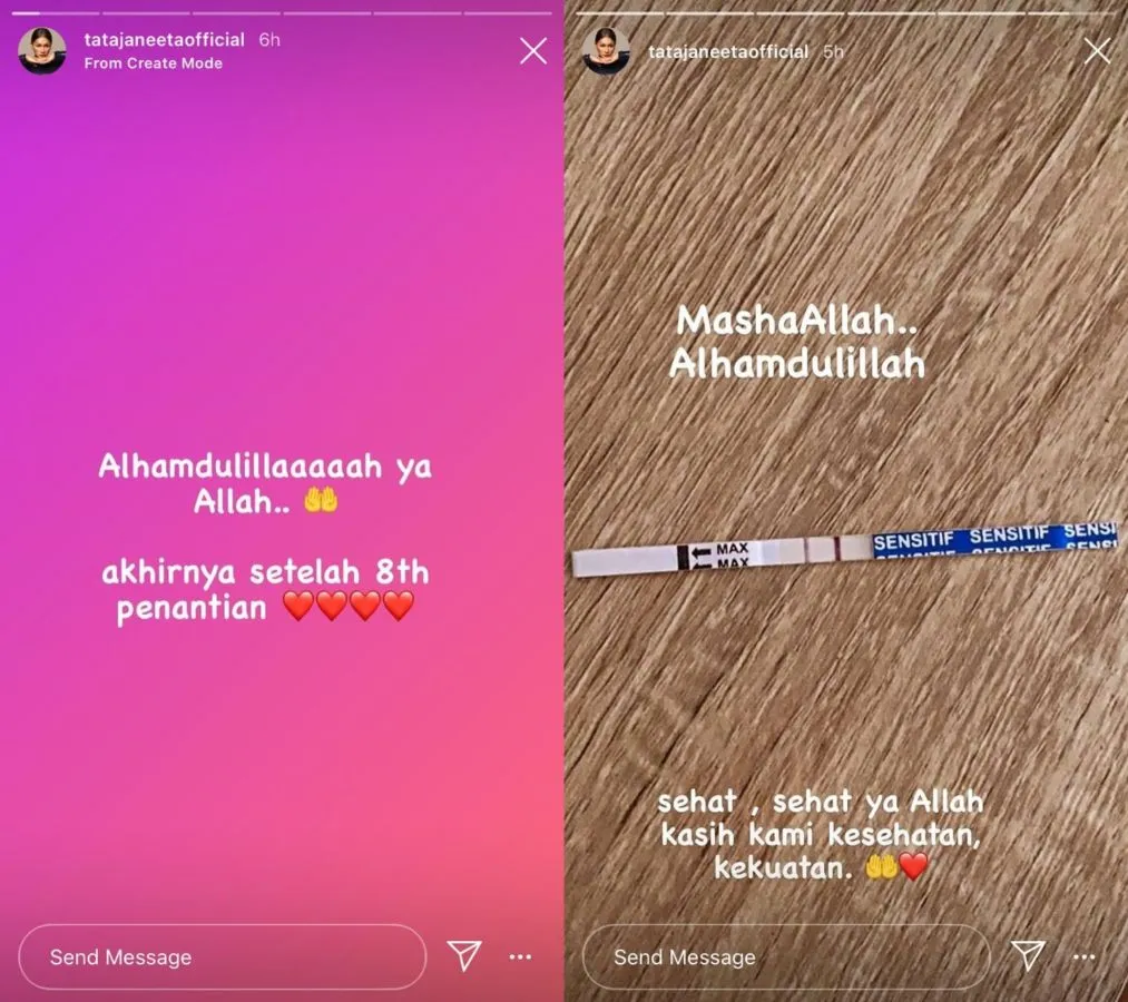 Hamil Tak Lama Setelah Menikah, Tata Janeeta Beri Penjelasan: Biar Nggak Jadi Fitnah 3
