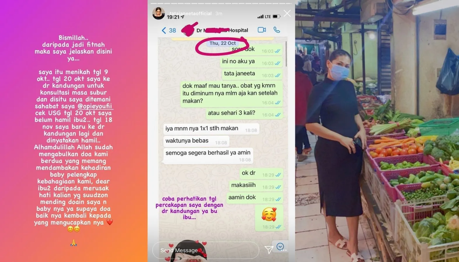 Hamil Tak Lama Setelah Menikah, Tata Janeeta Beri Penjelasan: Biar Nggak Jadi Fitnah 4