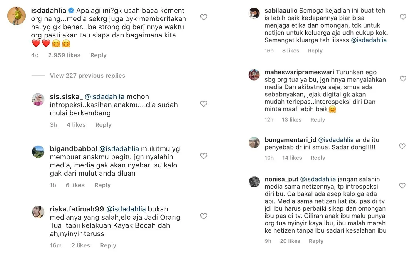 Mental Devano Terguncang karena Komentar Negatif, Warganet Justru Minta Iis Dahlia Introspeksi Diri 4