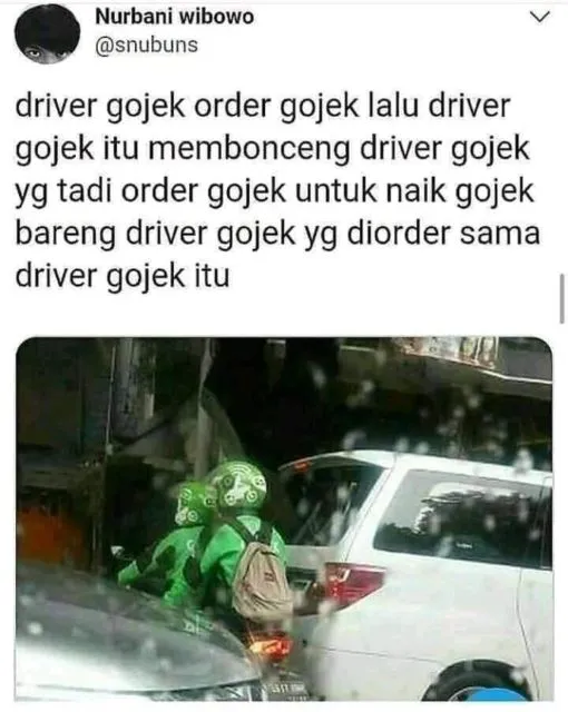 11 Bukti Bahwa Driver Ojol Adalah Manusia Serba Bisa, Setia Kawan, dan Ada di Mana-Mana. Gokil! 16