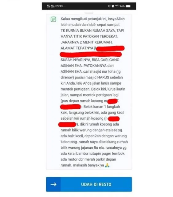 11 Bukti Proses Pencarian Posisi Penumpang itu Ada-Ada Aja Cobaannya. Jadi Driver Ojol Nggak Mudah! 12