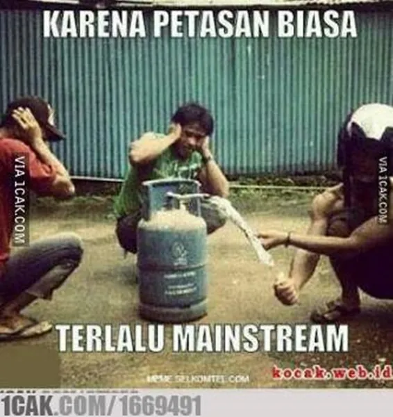 11 Potret Nyeleneh Pemanfaatan Tabung Gas Elpiji. Bercandaannya Serem Banget sih? :( 14