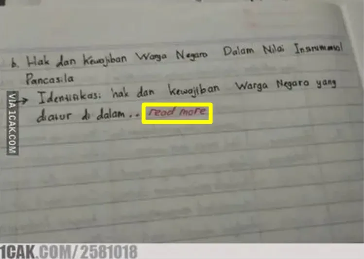 11 Jawaban Ngaco Bocah Kecil di Lembar Ujian. Ini Kira-Kira Dulu Emaknya Ngidam Apa sih? :D 19