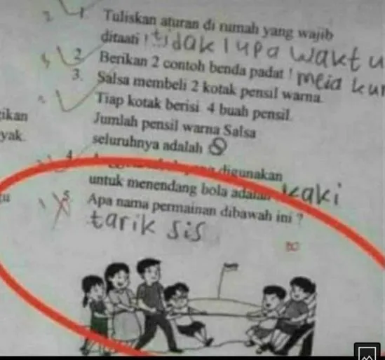 11 Jawaban Ngaco Bocah Kecil di Lembar Ujian. Ini Kira-Kira Dulu Emaknya Ngidam Apa sih? :D 13
