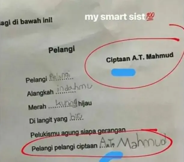 11 Jawaban Ngaco Bocah Kecil di Lembar Ujian. Ini Kira-Kira Dulu Emaknya Ngidam Apa sih? :D 14