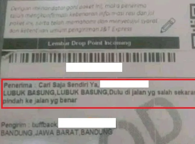 Deretan Alamat Absurd Penerima Paket ini Bikin Kurir Pening dan Darah Tinggi. Sabar, Bwang~ :D 13