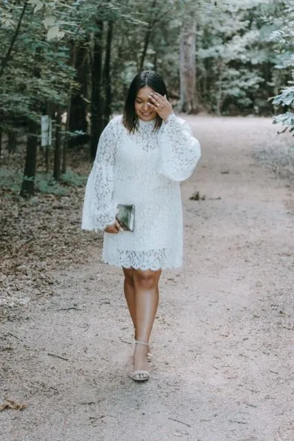 Mari Cuci Mata dengan 9 Model Dress Brokat Bukan Kebaya Ini. Anggunnya Menyejukkan Hati! 11