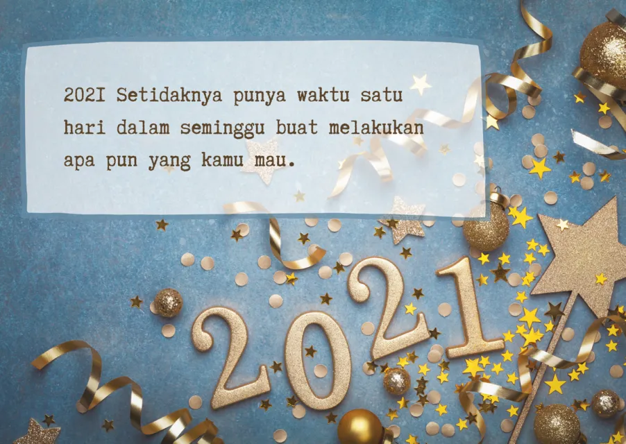 Belum Bikin Resolusi 2021? Ini 6 Ide Target Simpel yang Bisa Kamu Lakukan untuk 2021 yang Lebih Happy! 10