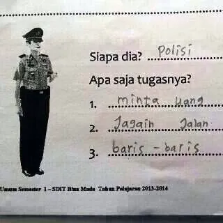 11 Jawaban Ngaco Bocah Kecil di Lembar Ujian. Ini Kira-Kira Dulu Emaknya Ngidam Apa sih? :D 22