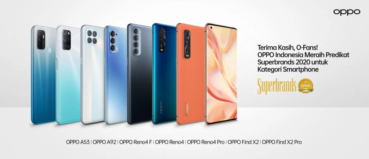 OPPO Indonesia Raih Predikat Superbrands 2020 Kategori Smartphone 3