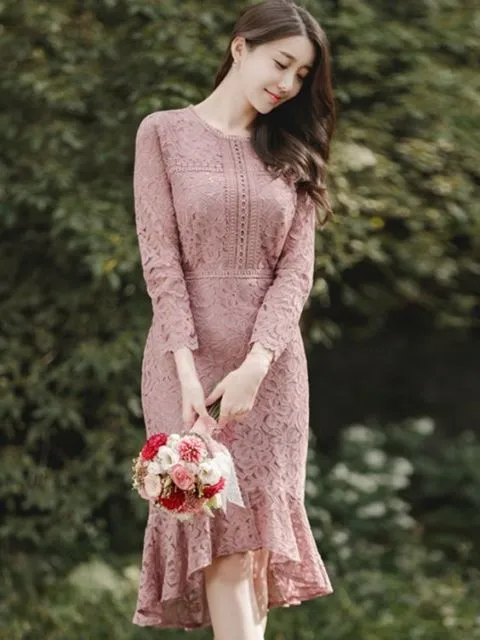 Mari Cuci Mata dengan 9 Model Dress Brokat Bukan Kebaya Ini. Anggunnya Menyejukkan Hati! 10
