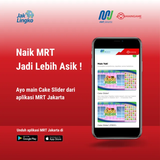 Naik MRT Kini Semakin Asyik karena Bisa Akses MainGame.com di Aplikasi MRT Jakarta 2